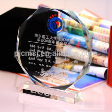 Galardones de cristal en blanco personalizados Crystal Trophy